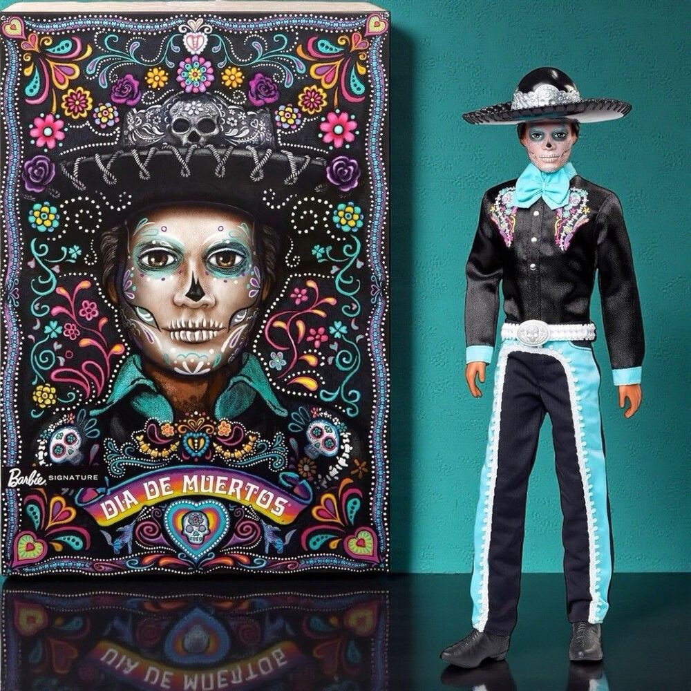 2024 Limited Edition Barbie Día De Muertos Ken- HRM73 NIB- Factory Sealed
